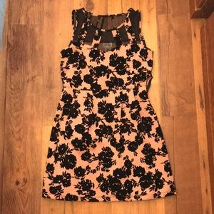Pink and Black Dress Large with Smooth Prints.